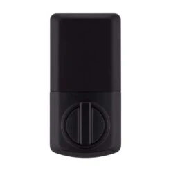 Kwikset Powerbolt Matte Black Zinc Electronic Deadbolt -Irwim Door Locks Shop f7ecedba 6612 4f2d 8395 7becc43080f7